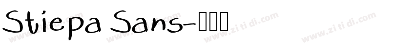 Stiepa Sans字体转换